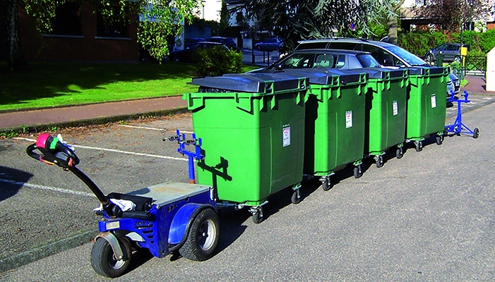 Sortie de poubelles